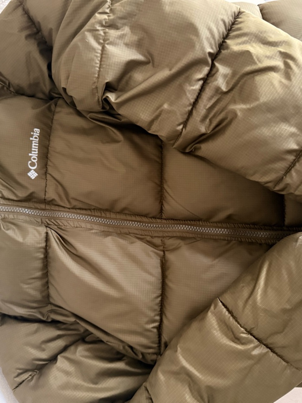 Columbia Olive Green Puffer Jacket